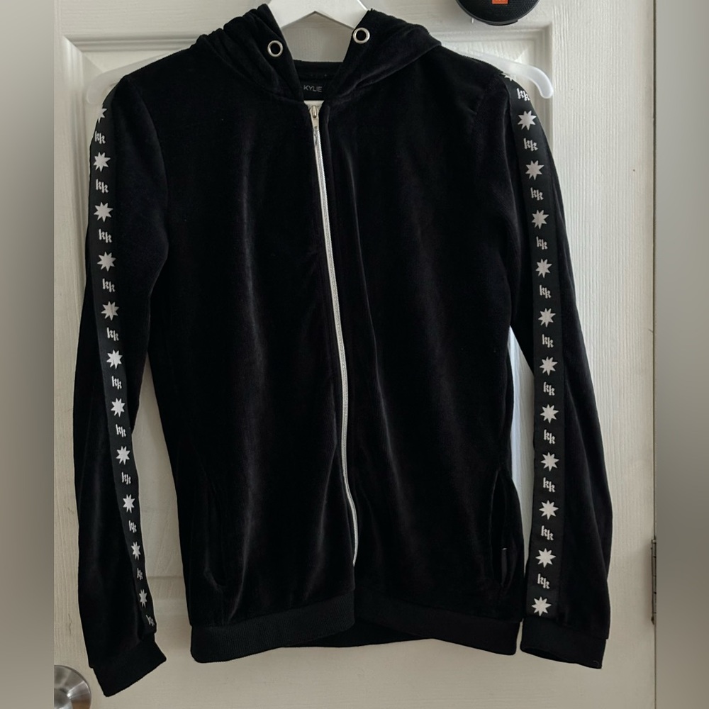 KENDALL + KYLIE FULL ZIP CORDUROY HOODIE